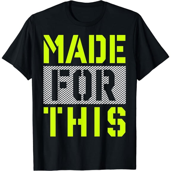 Made For This Athletic Neon Green Graphic T-Shirt