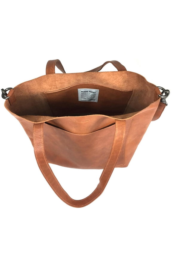 Leather Day Tote Bag