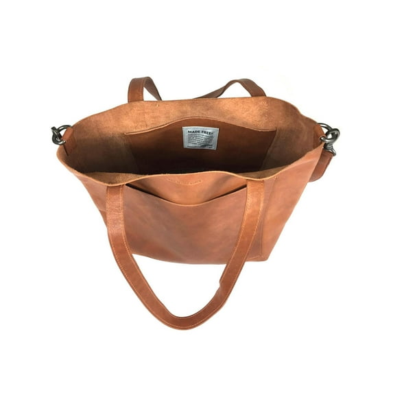 Made Free Leather Day Tote Bag