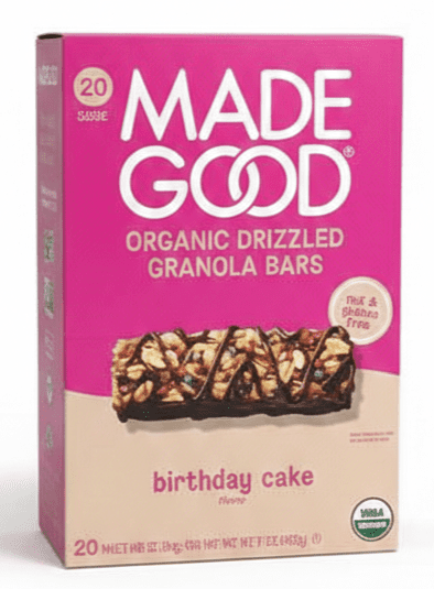 Made Good Birthday Cake Chocolate Drizzled Granola  20bars