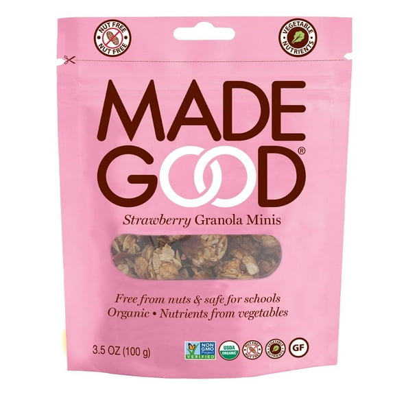 Made Good Strawberry Granola Minis 3.5 oz pouch