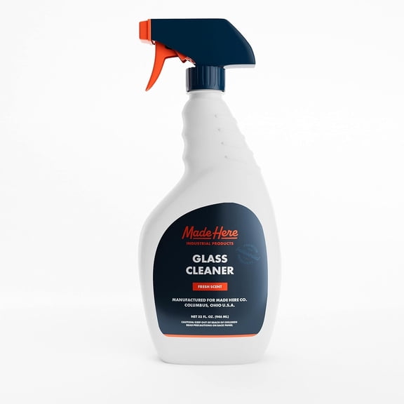 Made Here Co. Streak-Free Ultra Concentrated Glass Cleaner 32 fl oz Professional Formula