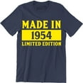 thumbnail image 1 of Made In 1954 Limited Edition - Birthday Gift Men's T-Shirt, 1 of 4