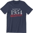 thumbnail image 1 of Made In 1954 Limited Edition Vintage Birthday Gift Men's T-Shirt, 1 of 4
