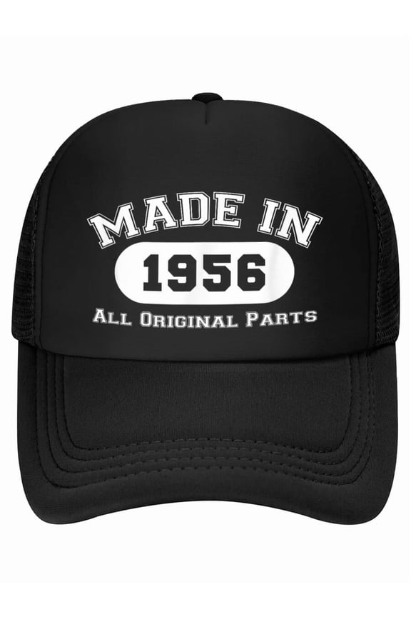 Made In 1956 All Original Parts Funny 66th Birthday Gift Baseball Cap
