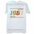 thumbnail image 1 of Made In 1963 Limited Edition 62 Years Of Being Awesome Tee Tops Round Neck Short-Sleeve Fashion Tshirt Clothing Casual T-shirts, 1 of 6