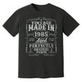 thumbnail image 1 of Made In 1985 All Original Parts 40th Birthday One Of A Kind Comfort Color T-Shirt, 1 of 4