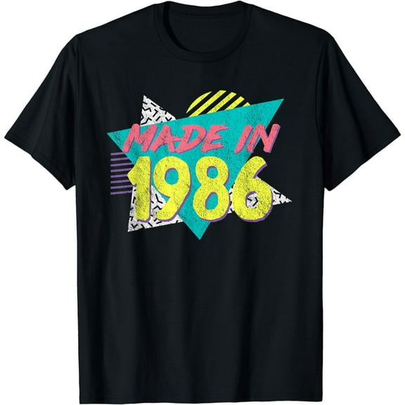 Made In 1986 Retro Vintage 38th Birthday T-Shirt