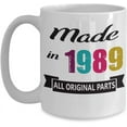 thumbnail image 1 of Made In 1989 Coffee Mug Happy 30th, 31st Birthday Gift Ideas for Him Her Women Men Friend Gift For 30, 31 Year Old Mug Tea Cup Christmas, Xmas, 1 of 2