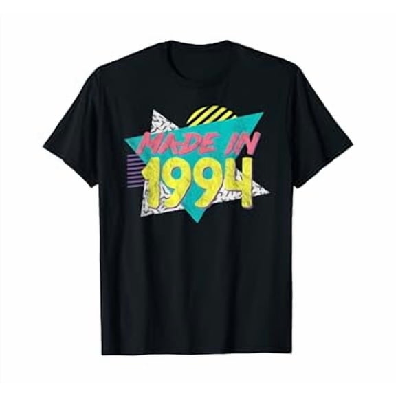 Made In 1994 Retro Vintage 25th Birthday Gift T-Shirt