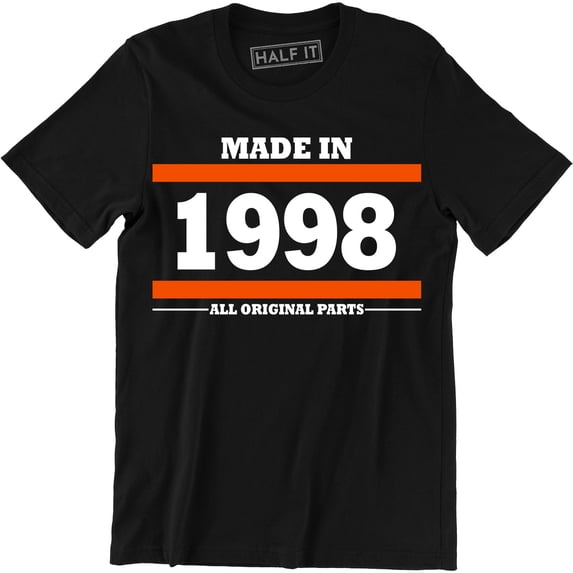 Made In 1998 All Original Parts 21 Years of Being 21st Birthday Men's T-Shirt