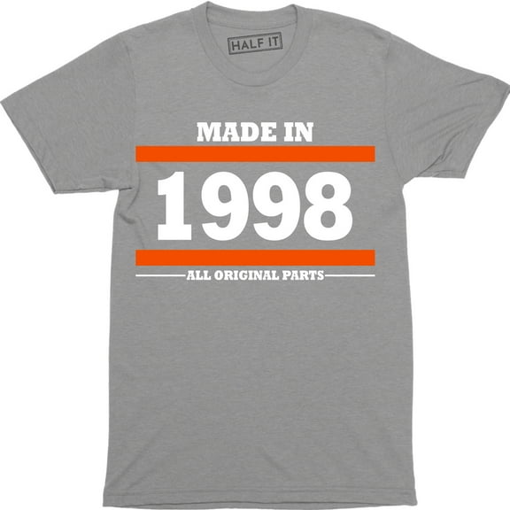 Made In 1998 All Original Parts 21 Years of Being 21st Birthday Men's T-Shirt