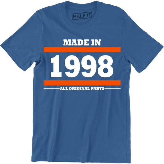 Made In 1998 All Original Parts 21 Years of Being 21st Birthday Men's T-Shirt