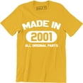 thumbnail image 1 of Made In 2001 All Original Parts 18 Years Of Being 18st Birthday Men's T-Shirt, 1 of 4