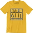 thumbnail image 1 of Made In 2001 All Original Parts 18Th Birthday Gift Present Men's T-Shirt, 1 of 4