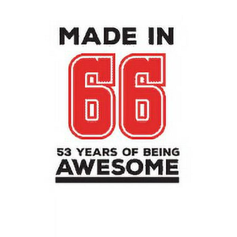 Made In 66 53 Years Of Being Awesome : Made In 66 53 Years Of Awesomeness  Notebook - Happy 53rd Birthday Being Awesome Anniversary Gift Idea For 1963  Young Kid Boy or