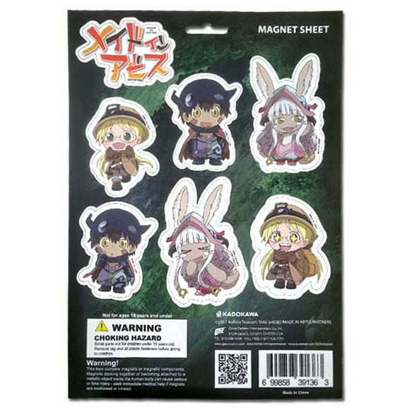 Made In Abyss Anime Magnet Set GE-39136