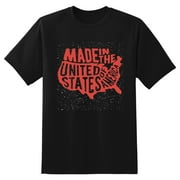 Made In America T-Shirt Tops Short Sleeves Shirt Crew Neck Shirt XS