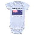 thumbnail image 1 of Made In America With Kiwi Parts New Zealand Flag Baby Bodysuit, 1 of 2