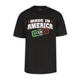 thumbnail image 1 of Made In America (With Mexican Parts) Short-Sleeve T-Shirt - Black - 3X-Large, 1 of 1