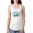 thumbnail image 1 of Made In America With Ukrainian Parts Ladies Racerback Tank Top, White, Large, 1 of 4