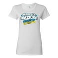 thumbnail image 1 of Made In America With Ukrainian Parts Womens Graphic T-Shirt, White, XX-Large, 1 of 4