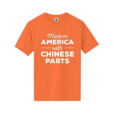 Made In America w/ Chinese Parts Short Sleeve Neon T-Shirt