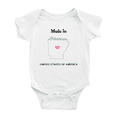 thumbnail image 1 of Made In Arkansas United States of America Baby Clothing Bodysuit 18-24 Months, 1 of 5