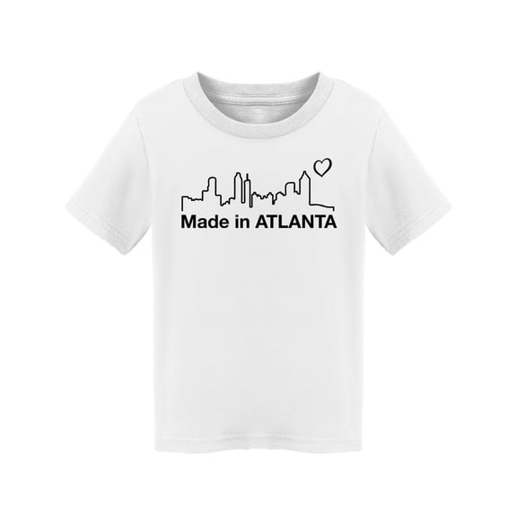Made In Atlanta T-Shirt Toddler -Smartprints Designs, 5 Toddler