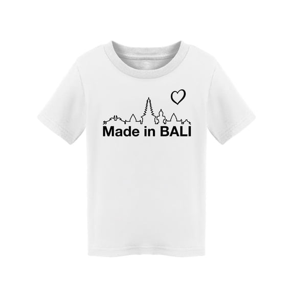 Made In Bali! T-Shirt Toddler -Smartprints Designs, 4 Toddler