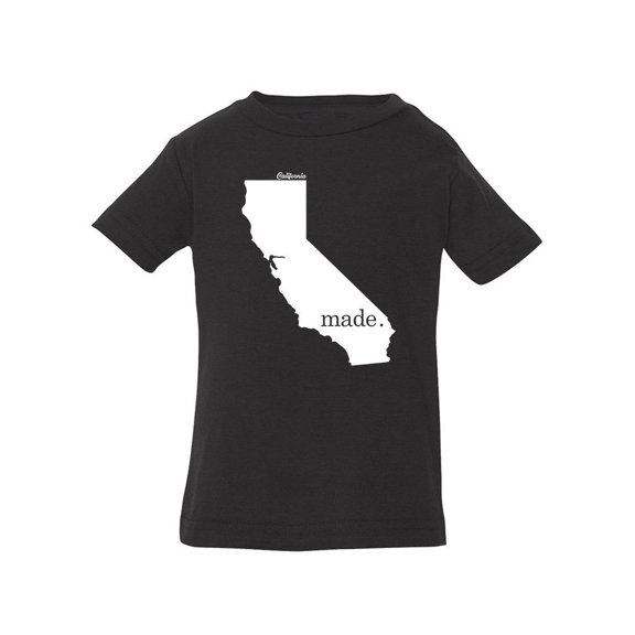 Made In California T-Shirt Infant -Smartprints Designs,  12 Months