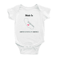 thumbnail image 1 of Made In California United States of America Baby Clothing Bodysuit 0-3 Months, 1 of 5