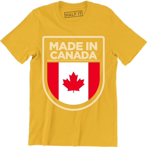 Made In Canada , Living In United Kingdom Nation Love Men's T-Shirt