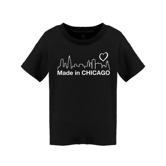 Made In Chicago Quote T-Shirt Toddler -Smartprints Designs,  5 Toddler