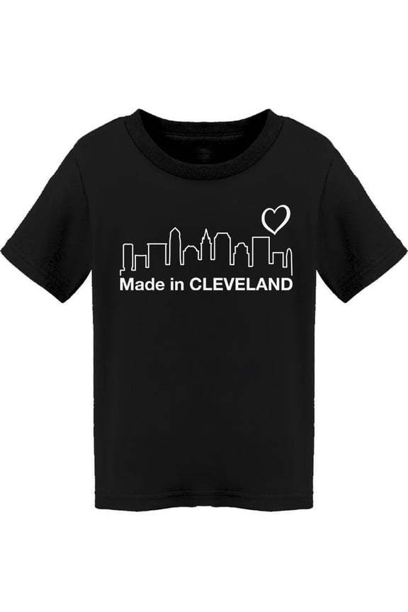 Made In Cleveland. T-Shirt Toddler -Smartprints Designs, 3 Toddler