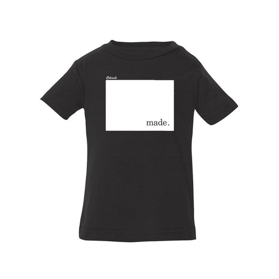 Made In Colorado T-Shirt Infant -Smartprints Designs,  24 Months