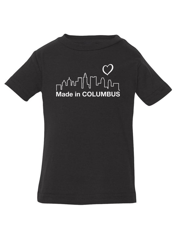 Made In Columbus Landscape T-Shirt Infant -Smartprints Designs, 12 Months