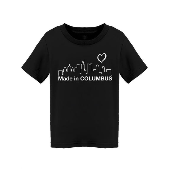 Made In Columbus. T-Shirt Toddler -Smartprints Designs, 5 Toddler