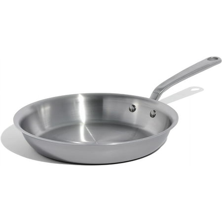 Made In Cookware - 10-Inch Stainless Steel Frying Pan - 5 Ply Stainless Clad - Professional Cookware - Crafted in Italy - Induction Compatible