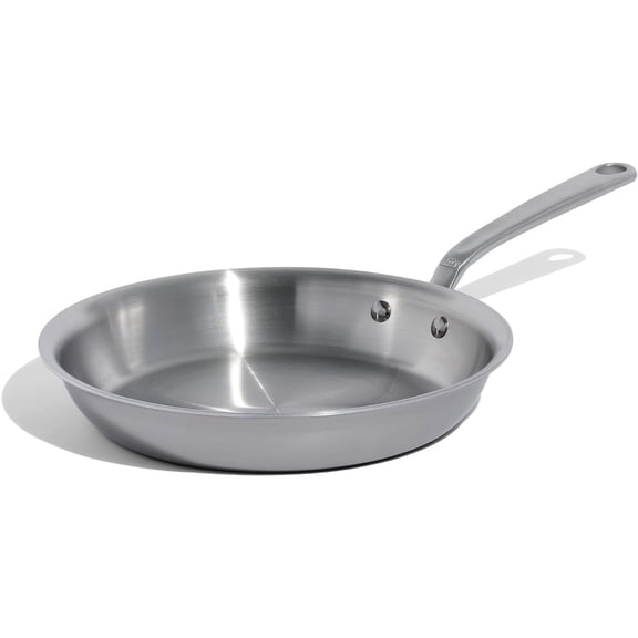 Made In Cookware - 10-Inch Stainless Steel Frying Pan - 5 Ply Stainless Clad - Professional Cookware - Crafted in Italy - Induction Compatible
