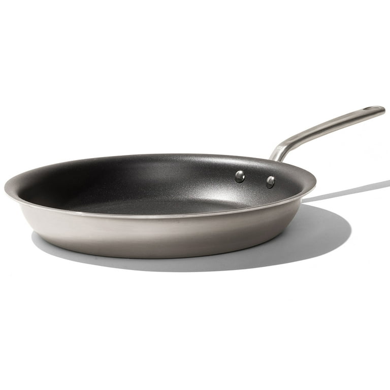 All-Clad D5® Brushed Steel Non-Stick Frying Pan & Reviews