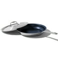 thumbnail image 1 of Made In Cookware - 12" Non Stick Frying Pan With Lid (Harbour Blue), 1 of 8