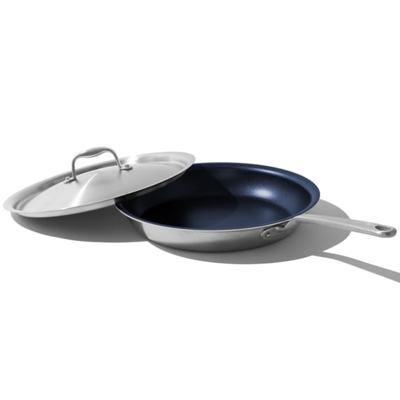 Made In Cookware - 12" Non Stick Frying Pan With Lid (Harbour Blue)