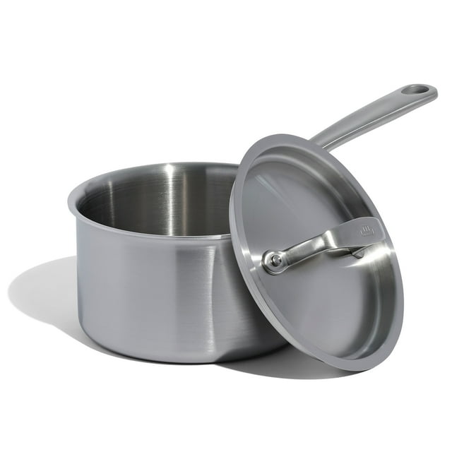 Made In Cookware 2 Quart Stainless Steel Saucepan with Lid