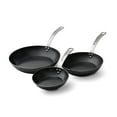 thumbnail image 1 of Made In Cookware - 3-Piece (Includes 8",10",12") Blue Carbon Steel Frying Pan Set - (Like Cast Iron, but Better) - Professional Cookware - Crafted In France - Induction Compatible, 1 of 7