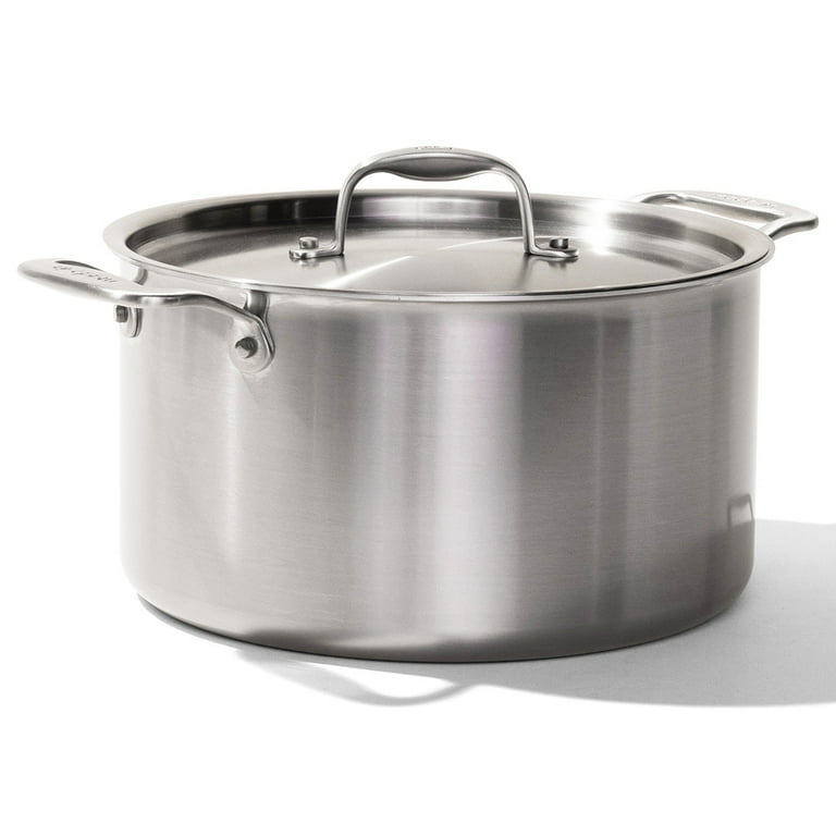Bakken- Swiss Stockpot 8 Quart Stock Pot Stainless Stock Pot with Lid Stainless Steel Stock Pot Cooking Pot BAKSTQ8