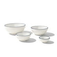 thumbnail image 1 of Made In Cookware - Mise en Place Bowls - 4 Sizes - Set of 4 (White w/Navy Rim) - Porcelain - Crafted in England, 1 of 7