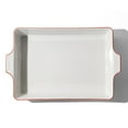 thumbnail image 1 of Made In Cookware - Rectangular Baking Dish - Red Rim - Hand Crafted Porcelain - Professional Bakeware - Made in France, 1 of 7