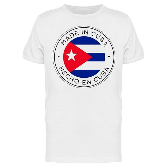 Made In Cuba Circle T-Shirt Men -Image by Shutterstock, Male Medium