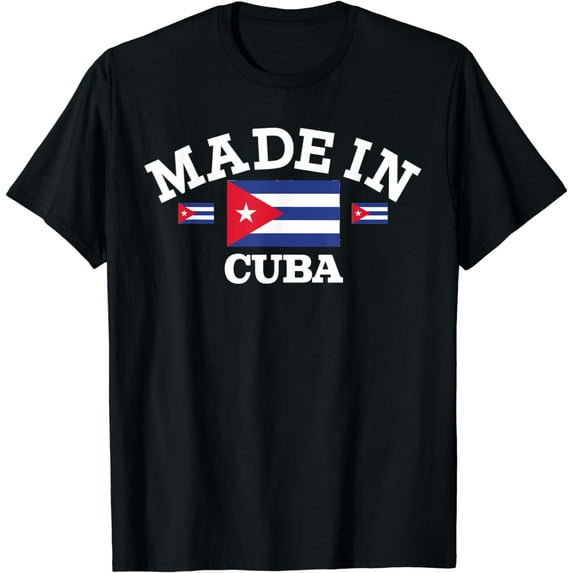Made In Cuba Cuban Flag T-Shirt
